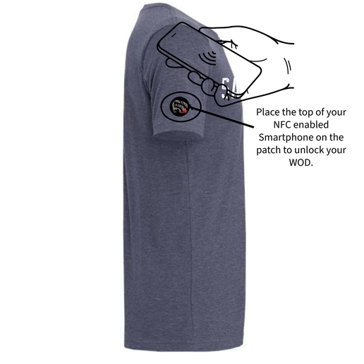 Savage Rep NFC Tech Workout Shirt – Men’s Performance T-Shirt with Embedded NFC Technology for Random Workouts, Fitness Training, and Gym Wear