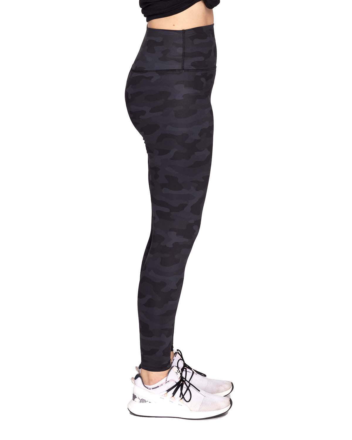 Savage Rep CORE High-Impact Recycled Leggings – Squat-Proof, Eco-Friendly Leggings in Black and Dark Camo