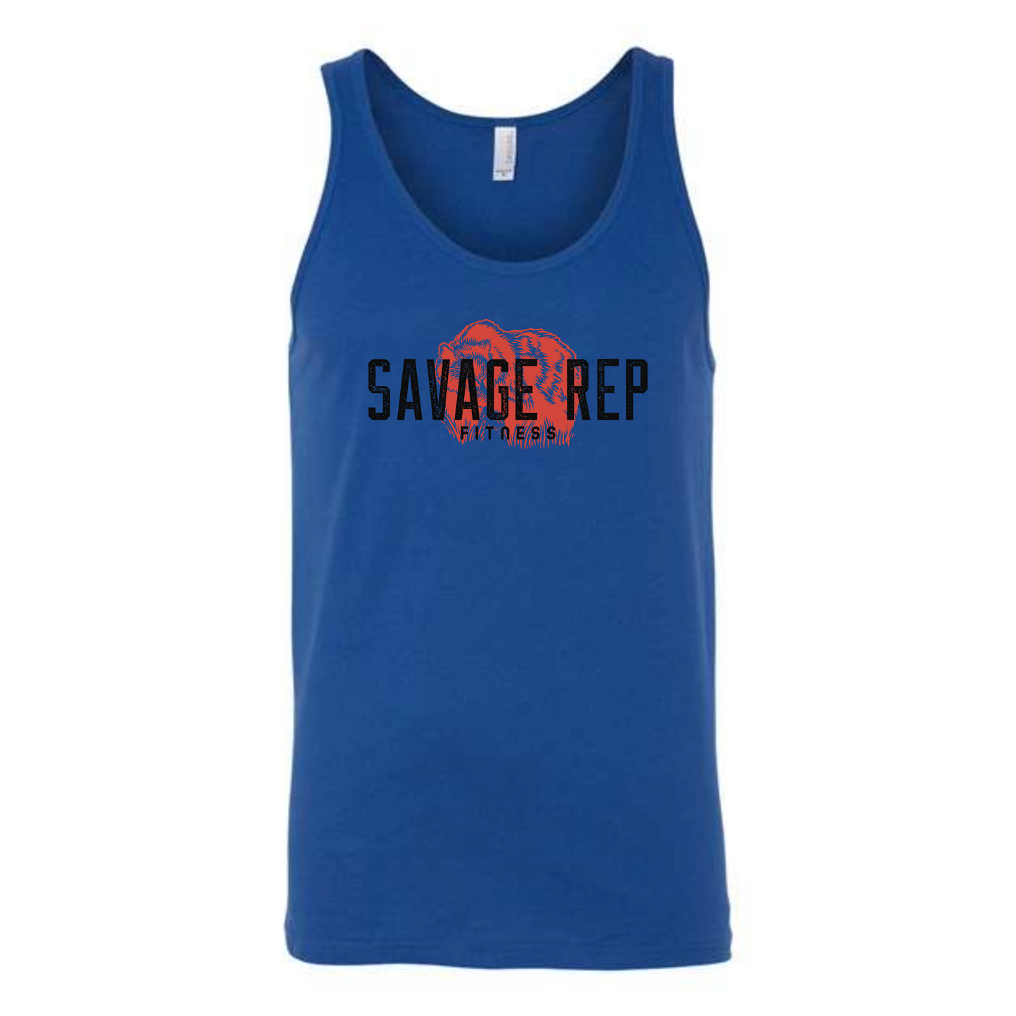 Savage Rep CORE Performance Tank Top – Full-Length, Moisture-Wicking Tank for Intense Workouts, Weightlifting, and Bodybuilding