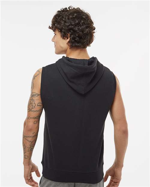 Savage Rep Sleeveless CORE Muscle Hoodie – Men’s Athletic Gym Hoodie for Bodybuilding, Weightlifting, and Training