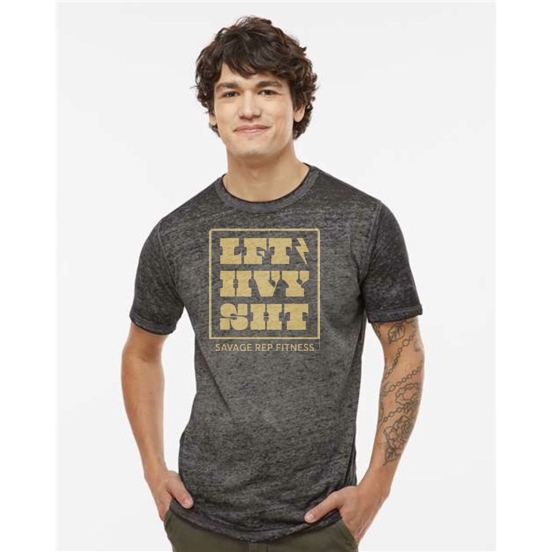 LFT HVY SHT T-Shirt – Men’s Graphic Workout Shirt for Weightlifting, Powerlifting, and Strength Training