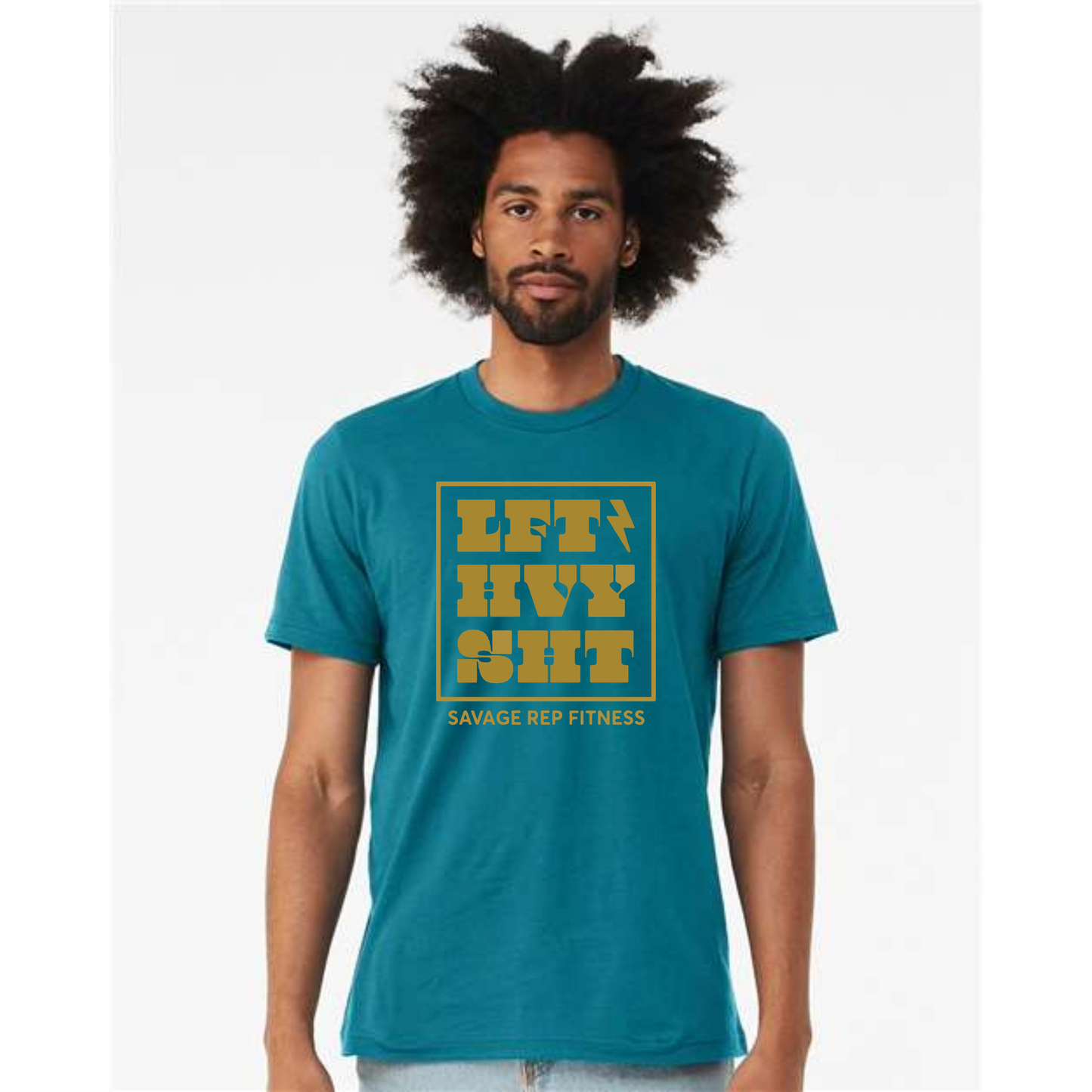 LFT HVY SHT T-Shirt – Men’s Graphic Workout Shirt for Weightlifting, Powerlifting, and Strength Training