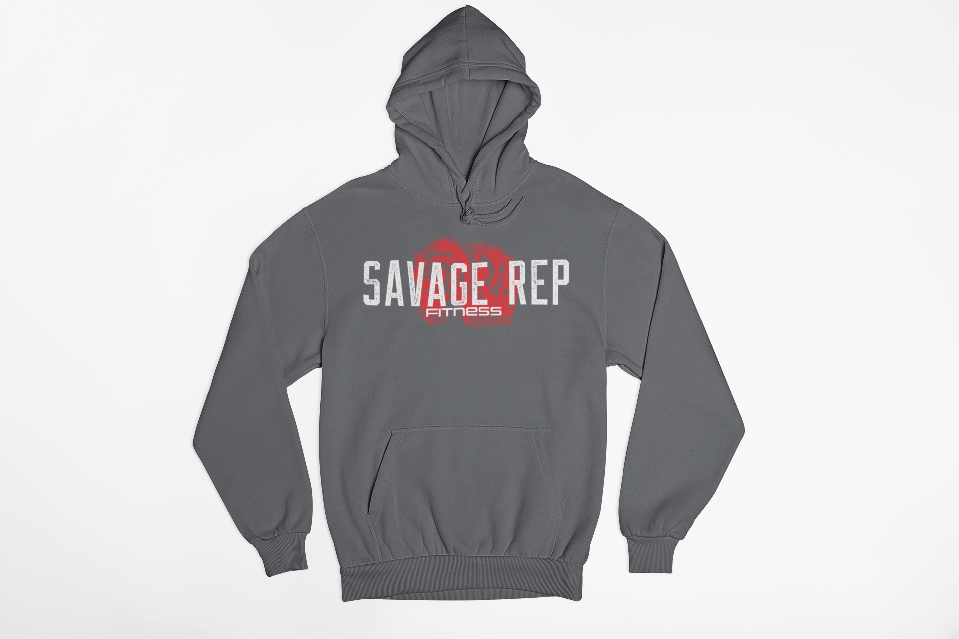 Savage Rep CORE Performance Hoodie Men s and Women s Essential Athletic Hoodie for Training Warm Ups and Everyday Wear S Charcoal Gray